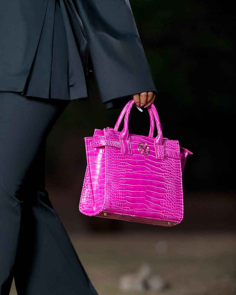 House of Nanz Pink luxe handbag